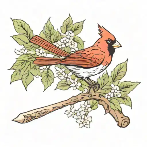 St. Louis Cardinals, Fighting Illini, Landscaping. Blend all of those into a chest tattoo tattoo design idea