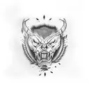 sabertooth claws tattoo design idea
