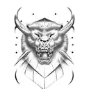 sabertooth claws tattoo design idea