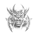 sabertooth claw marks tattoo design idea