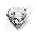 sabertooth claw marks tattoo design idea