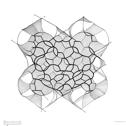 pi on a honeycomb tattoo design idea