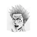 Katsuki Bakugo  tattoo design idea