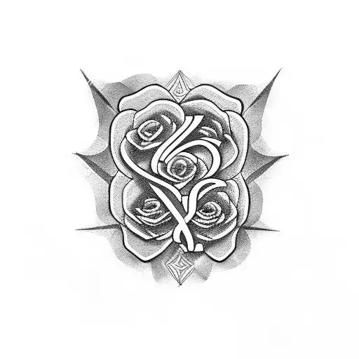 caligrafia amor tattoo design idea