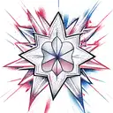 Star tattoo design idea
