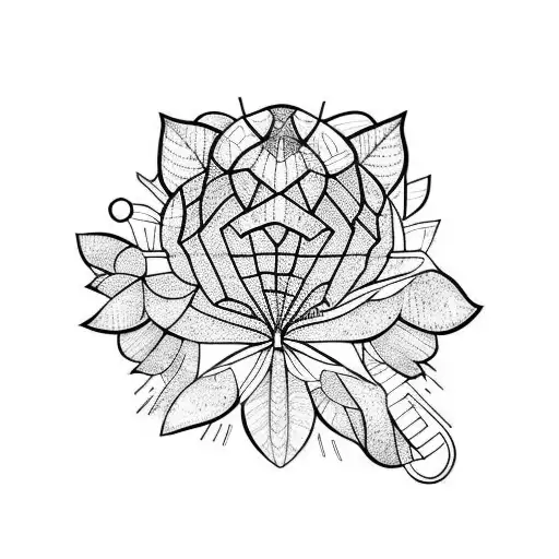 weed bettings fear tattoo design idea