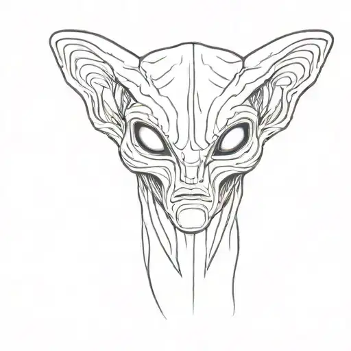 Alien tattoo design idea
