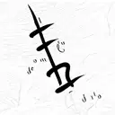 Yahweh written with the names of God from the Bible. tattoo design idea