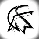 Yahweh written with the names of God from the Bible. tattoo design idea