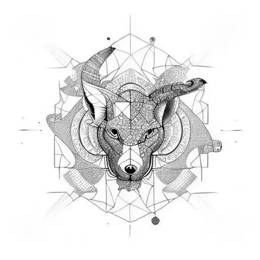 charme de protection et renouveau tattoo design idea