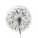 three dandelions tattoo design idea