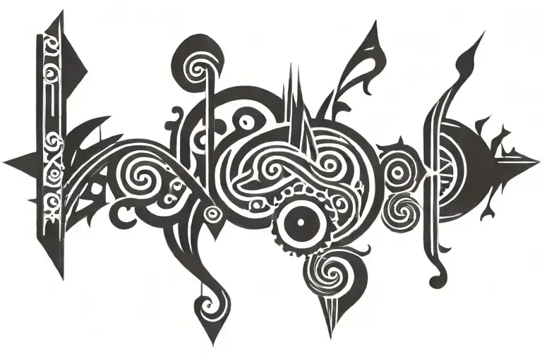 reminder not to lose control your mind leads tattoo design idea