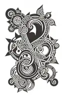 focus discipline commitment tattoo design idea