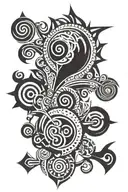 focus discipline commitment tattoo design idea