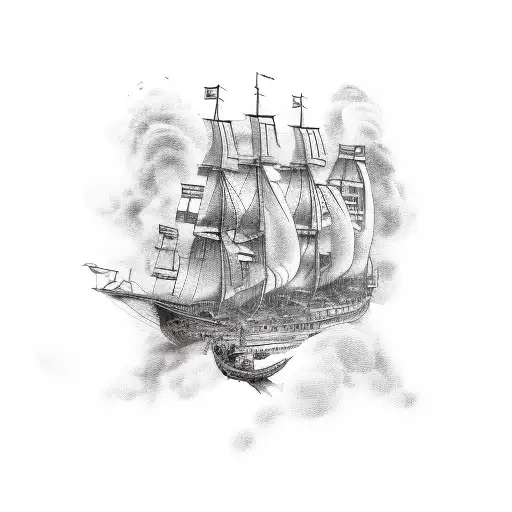 burn the ships  tattoo design idea