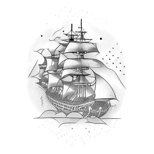 burn the ships  tattoo design idea