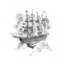 burn the ships  tattoo design idea