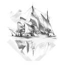 burn the ships  tattoo design idea