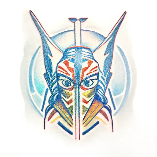 Ahsoka tano tattoo design idea