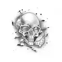 i know the worlds a broken bone, but melt your headache call it home tattoo design idea