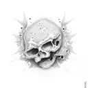 i know the worlds a broken bone, but melt your headache call it home tattoo design idea