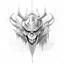 demon slayer  tattoo design idea