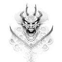 demon slayer  tattoo design idea