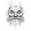 dwarf tattoo design idea