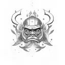 dwarf tattoo design idea