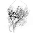 dwarf tattoo design idea