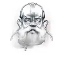 dwarf and chase tattoo design idea