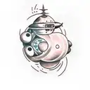 rocket the cocoon tattoo design idea
