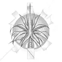 Palm Tree tattoo design idea
