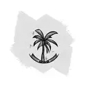 Palm Tree tattoo design idea