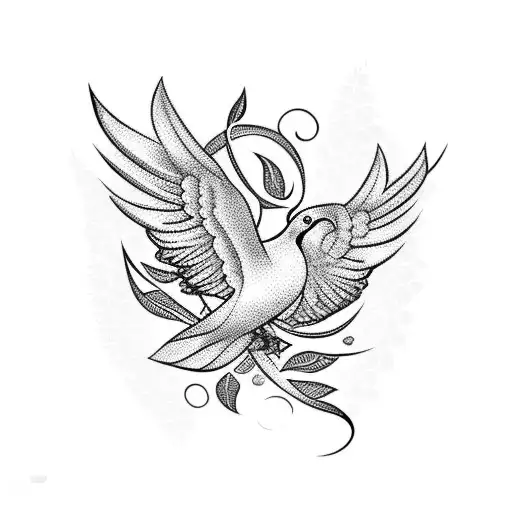 Dove Tattoo Vector PNG, Vector, PSD, and Clipart With Transparent  Background for Free Download | Pngtree