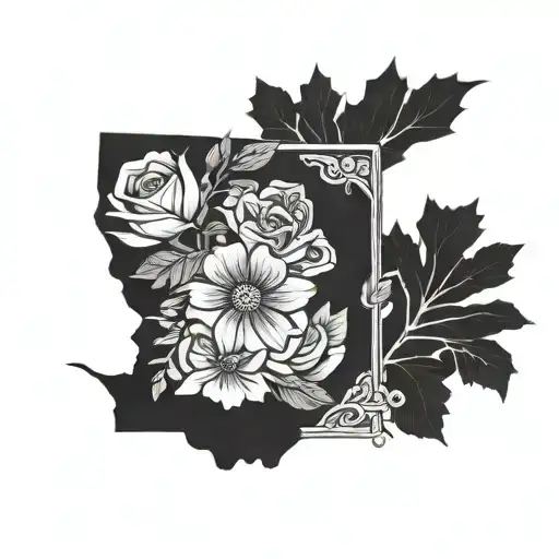 cousin tattoo inspired by grandma, Arkansas, and Missouri  tattoo design idea
