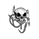 crossbones surgeon mask tattoo  tattoo design idea