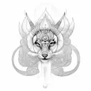 lakshmi chandra surja om tattoo design idea