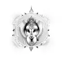 lakshmi chandra surja om tattoo design idea