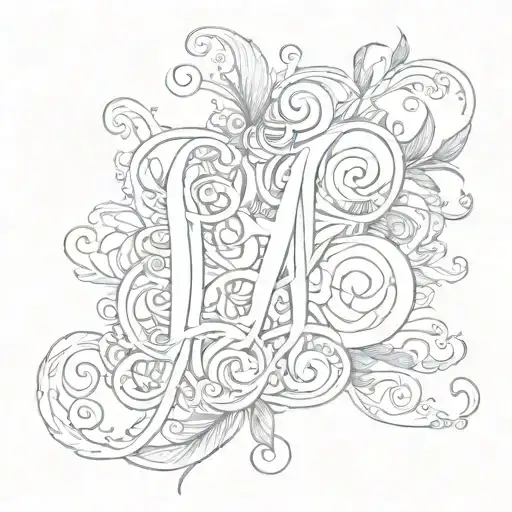Gratitude  letters tattoo design idea