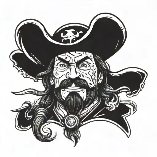 captain morgan tattoo design idea