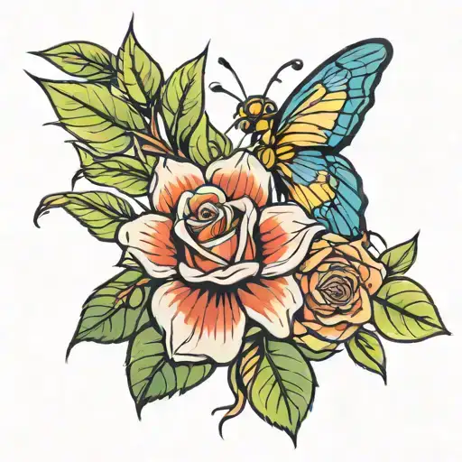 cologne and oliv tattoo design idea