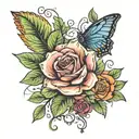 cologne and oliv tattoo design idea