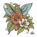 cologne and oliv tattoo design idea