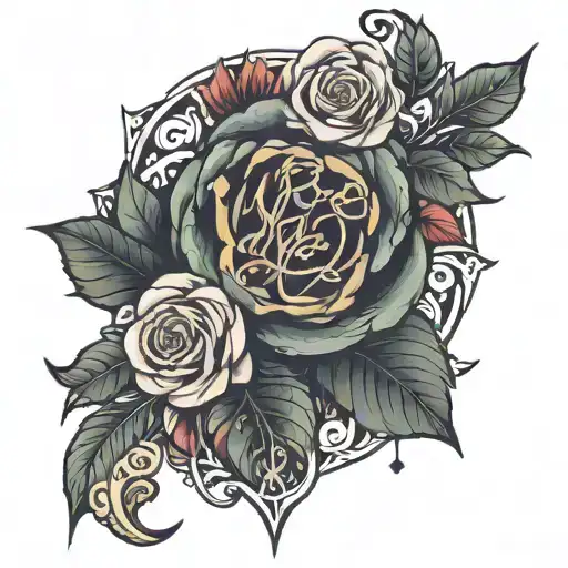 ALL WE NEED IS LOVE" tattoo design idea