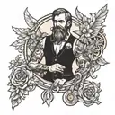 Plato tattoo design idea