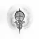 ogham tattoo design idea