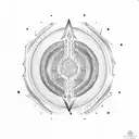 ogham tattoo design idea