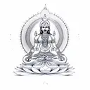 gayatri mantra tattoo design idea