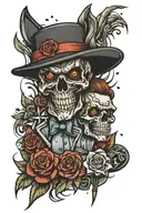Stick of Dynamite "it was dynamite to see you" together tattoo design idea